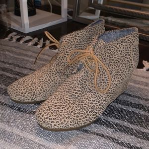 Cheetah Tom’s booties